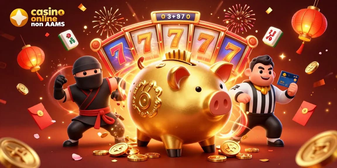 Scopri i migliori casino online non AAMS con un'illustrazione 3D vibrante e coinvolgente.
