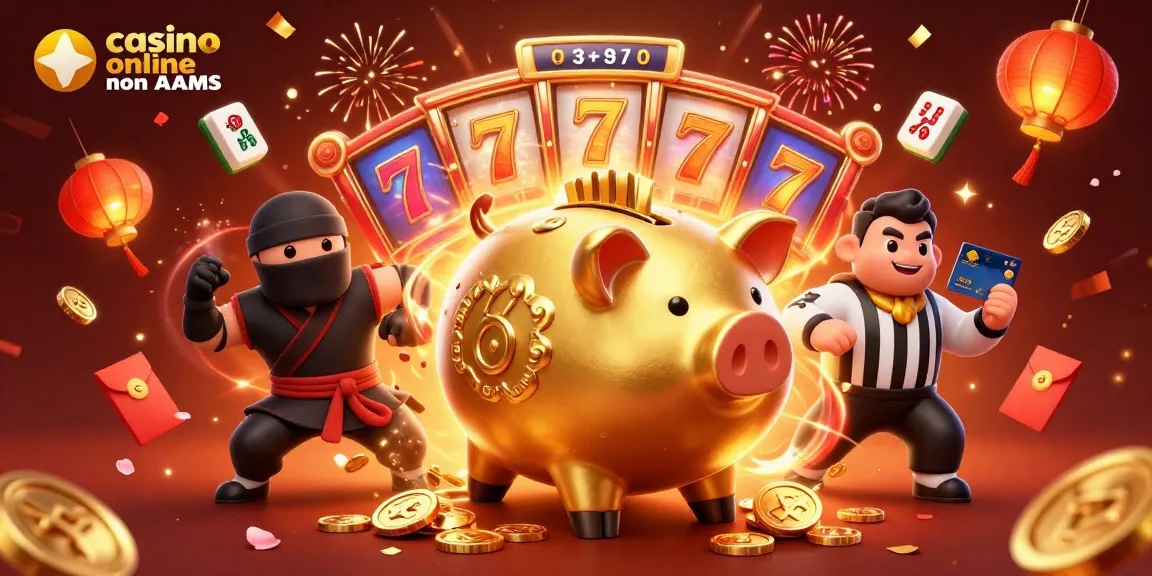 Scopri i migliori casino online non AAMS con un'illustrazione 3D vibrante e coinvolgente.