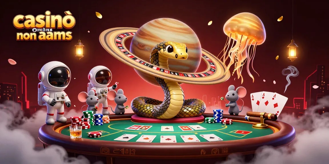 Giocare nei casinò online non AAMS con una scena vivace di scommesse su anelli di pianeti e astronavi