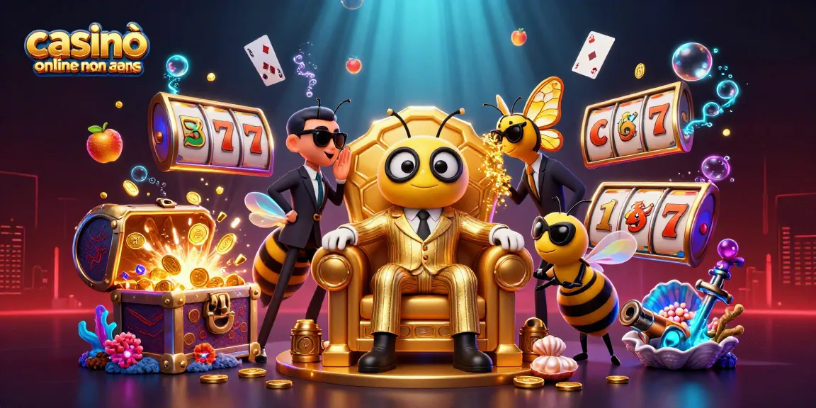 Giocatori esplorano i casinò online non AAMS con slot stratificate e bonus scintillanti.