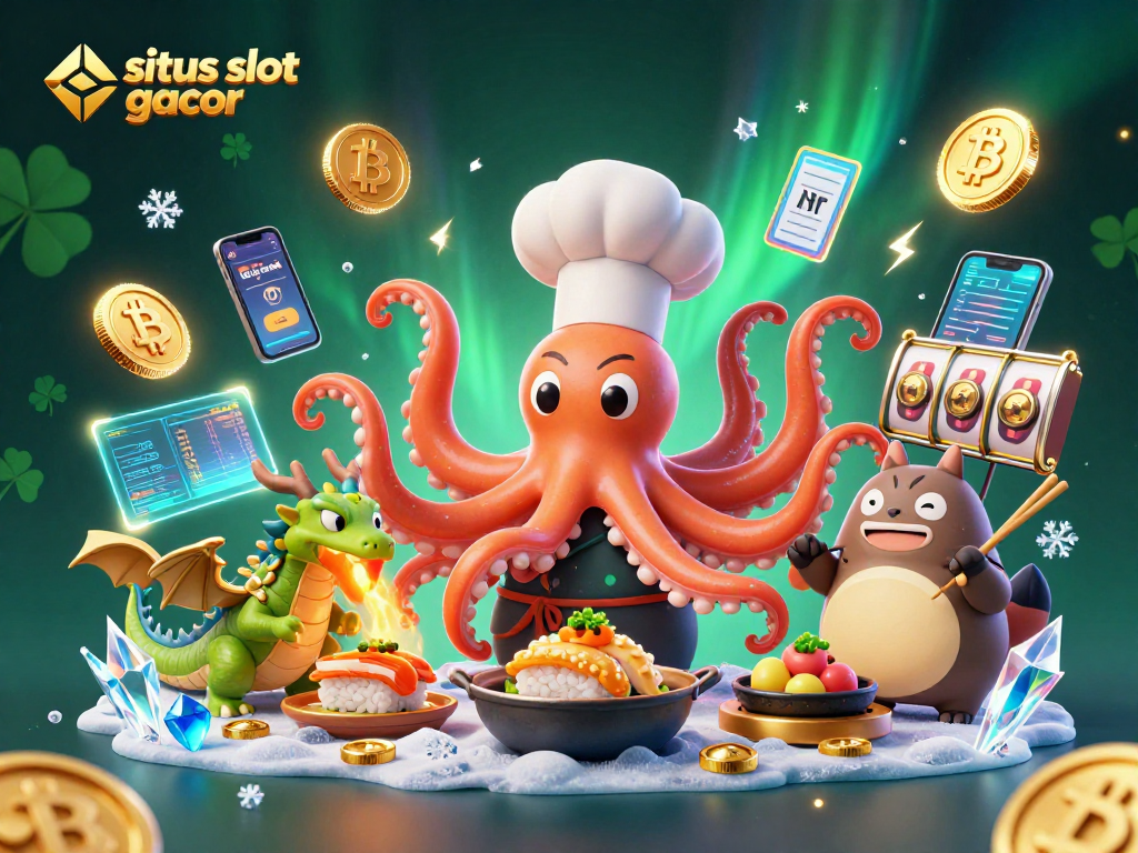 Experience thrilling gameplay at situs slot gacor with vibrant 3D characters and crypto elements.