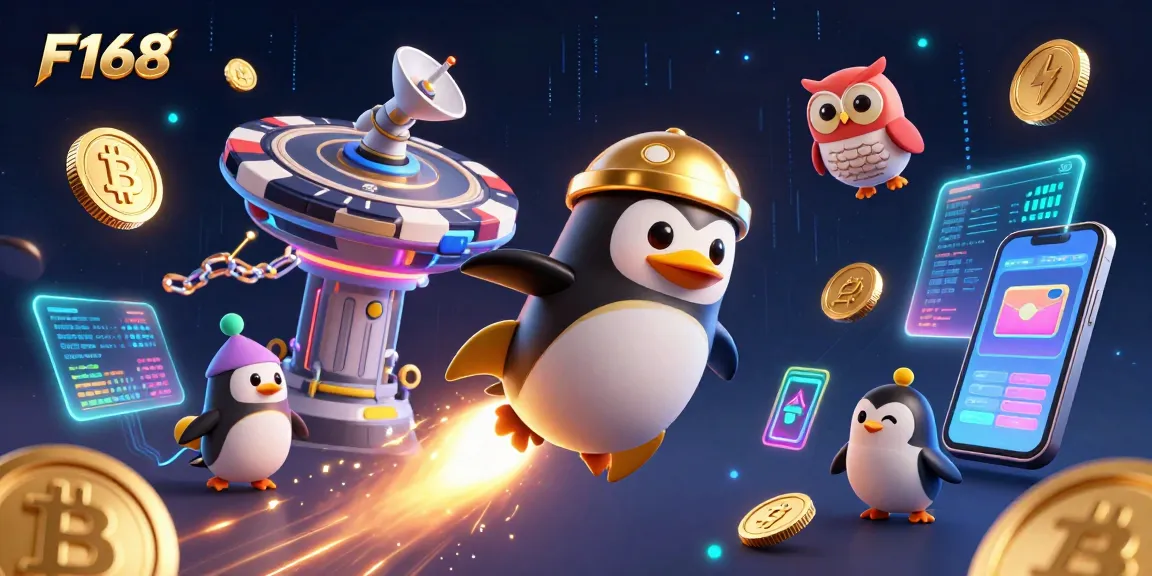 Experience thrilling gaming action with F168 at a vibrant casino-themed space!