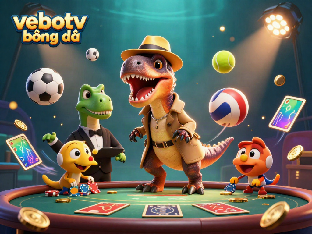Engage with vebotv bóng đá as a velociraptor card counter blends in at a blackjack table.
