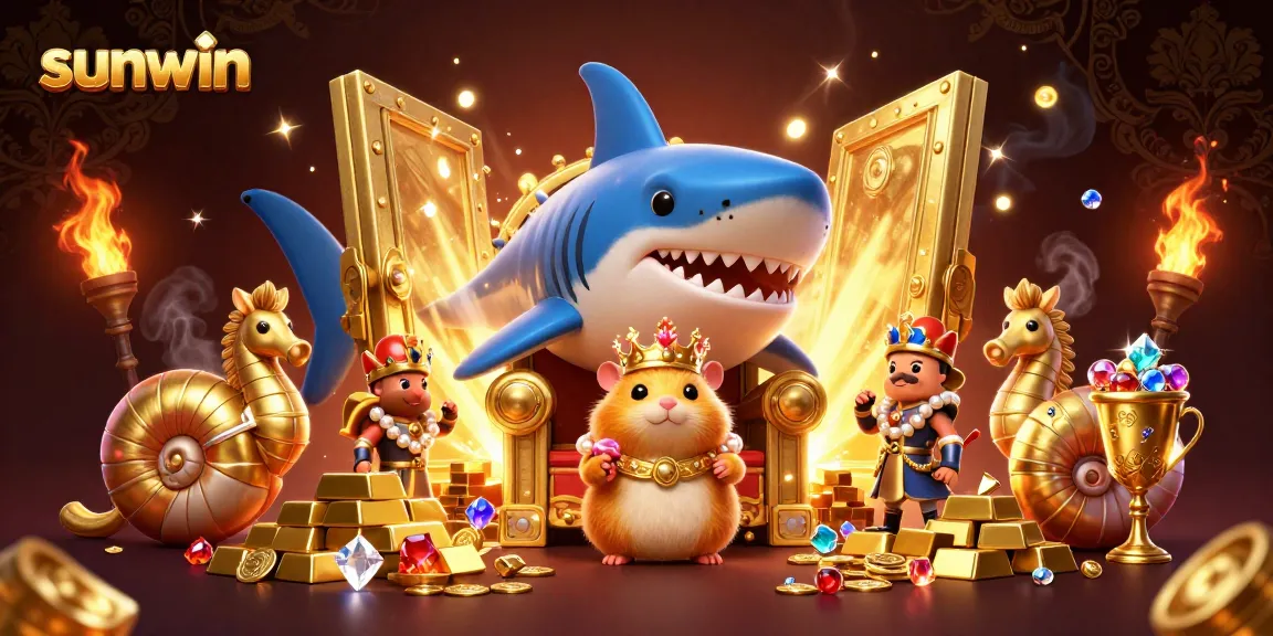 Engage with sunwin's thrilling adventure featuring a golden hamster king and treasures.