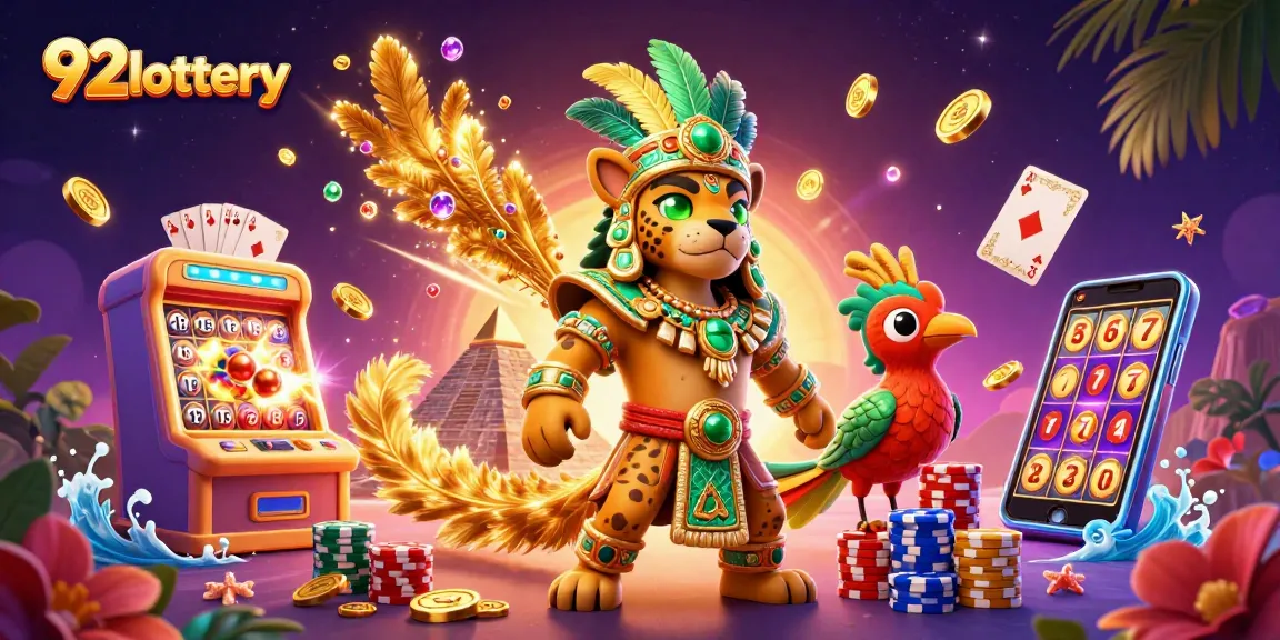 Engage in exciting lottery action at 92lottery with vibrant scenes and captivating elements.